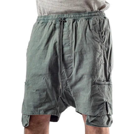 Men's Casual Shorts | Solid Color | Multi-Pocket | Elastic Waistband | Breathable Fabric | Comfortable Fit | Versatile Everyday Wear | Great for Leisure Activities, Errands, Weekend Outings
