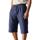 Men's Breathable Cotton Linen Shorts | Elastic Waist | Loose Fit | Lightweight Casual Wear | Outdoor Comfort | Side Pockets | Versatile Styles | High-Quality Fabric
