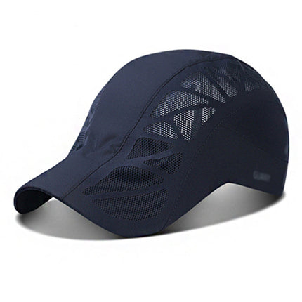 Men's Outdoor Sports Sunshade Mesh Baseball Cap | Quick Dry | Breathable Acrylic | Big Brim | Suitable for All Seasons | Travel, Golf, Camping, Hiking, Fishing | Dome Style | Lightweight & Packable