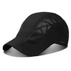 Men's Outdoor Sports Sunshade Mesh Baseball Cap | Quick Dry | Breathable Acrylic | Big Brim | Suitable for All Seasons | Travel, Golf, Camping, Hiking, Fishing | Dome Style | Lightweight & Packable