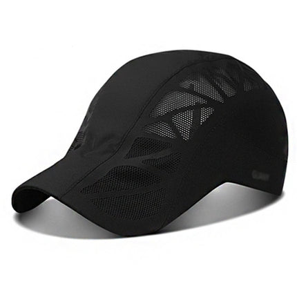 Men's Outdoor Sports Sunshade Mesh Baseball Cap | Quick Dry | Breathable Acrylic | Big Brim | Suitable for All Seasons | Travel, Golf, Camping, Hiking, Fishing | Dome Style | Lightweight & Packable