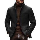 Men's Vintage Wool Blend Blazer | Slim Fit | Stand Collar | Single Breasted | Warm & Stylish Outerwear | Premium Quality | Versatile Design | Casual & Formal Wear | Comfortable & Durable