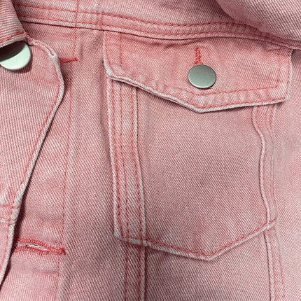 Men's Denim Jacket | Vintage Washed | Multi-Pocket | Lapel Collar | Rugged Style | Regular Fit | Medium-Weight Cotton | For Casual & Semi-Casual Wardrobes | Ideal Spring Fall | Everyday Wear | Outdoor Activities