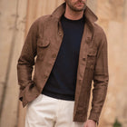 Men's Lightweight Linen Jacket | Single Breasted | Casual Long Sleeve | Lapel Collar | Thin Construction | Breathable Natural Fabric | Smart-Casual Outerwear | Versatile Layering Piece | Functional Pockets