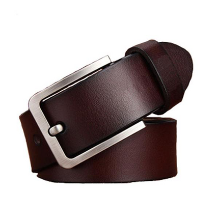 Vintage Cowhide Belt | Adjustable Leather | Durable Hardware | One Size Fits Most | Casual & Dress Wear | Buckle Closure | High Quality & Long Lasting | Timeless Style | Men's Leather Accessory