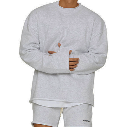 Men's Loose Fit Sweatshirt | Round Neck | Pullover | Cotton Blend | Long Sleeve | Casual | All Seasons | Versatile Streetwear | Soft & Breathable | Lightweight Comfort