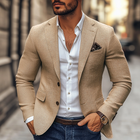 Men's Casual Blazer | Notch Lapel | Two Buttons | Long Sleeve | Versatile Fit | Cotton Polyester Blend | Classic Design | Tailored Look | Formal Semi-Formal | Available in Multiple Sizes