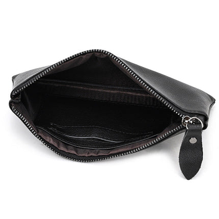 Men's Long Wallet | Vintage Crazy Horse Leather | Large Capacity | Durable Zip Closure | High-Quality Material | Versatile Everyday Use | Timeless Style | Unique Aging Patina | Perfect Gift for Men