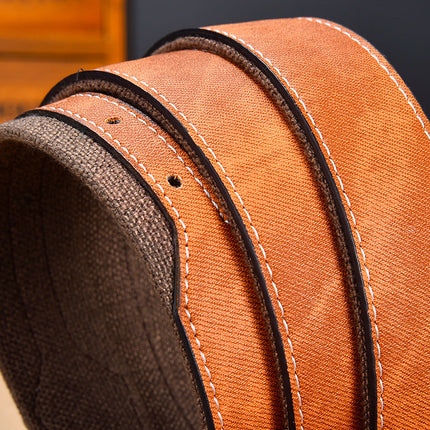 Men's Vintage Canvas Patchwork Belt | Durable High-Quality | Casual & Semi-Formal Belt | Antique Metal Buckle | Versatile Fashion Accessory | Adjustable Rugged Charm | All-Day Comfort