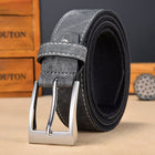 Men's Vintage Canvas Patchwork Belt | Durable High-Quality | Casual & Semi-Formal Belt | Antique Metal Buckle | Versatile Fashion Accessory | Adjustable Rugged Charm | All-Day Comfort