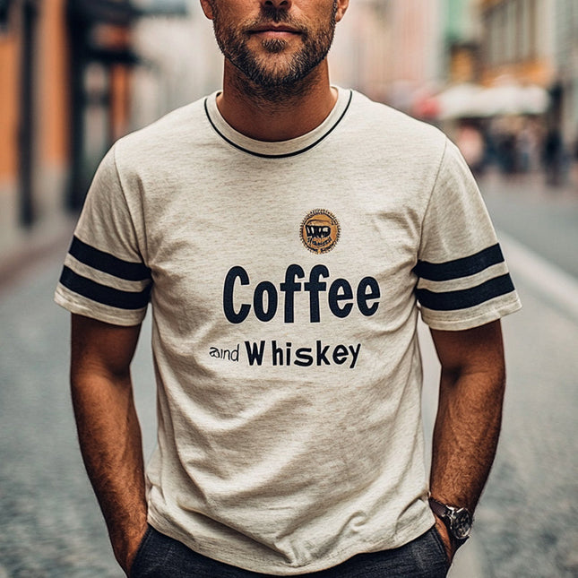 Men's Casual T-Shirt | Short Sleeve | Round Neck | Printed Design | Soft Cotton | Lightweight & Breathable | Comfortable Fit | Inclusive Sizes S-3XL | Everyday Style & Comfort