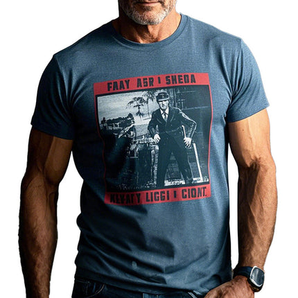 Men's Vintage Film Graphic Cotton T-Shirt | Short Sleeve Retro Style | Classic Casual Wear