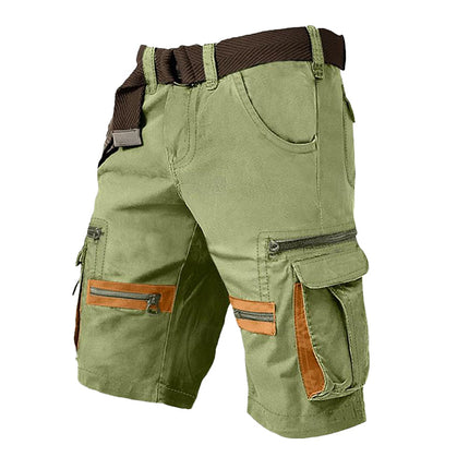 Men's Outdoor Cargo Shorts | Multi-Pocket | Durable Fabric | Breathable | Comfortable Fit | Adjustable Waist | Hiking & Adventure Ready