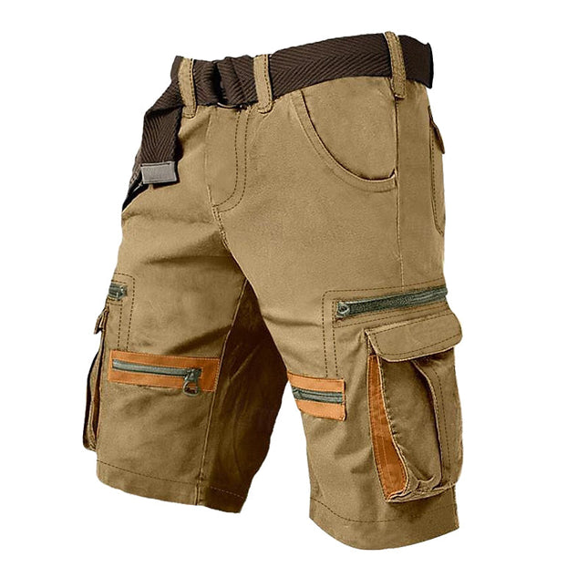 Men's Outdoor Cargo Shorts | Multi-Pocket | Durable Fabric | Breathable | Comfortable Fit | Adjustable Waist | Hiking & Adventure Ready
