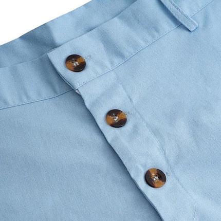 Men's Cotton Casual Pants | Solid Color | Breathable Lightweight Fit | Premium Fabric | Everyday Comfort | Versatile Style | Durable Design | Functional Pockets