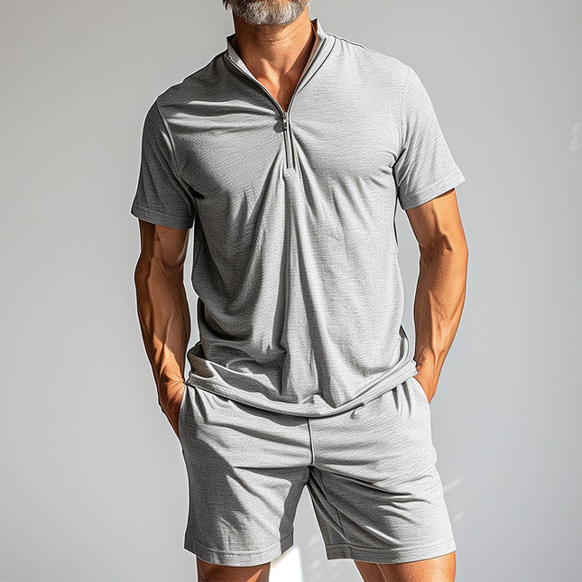 Men's Breathable Sports Suit | Comfortable Fit | Moisture-Wicking Activewear Set | Durable Design for Running & Gym | Simple Stylish Look | Versatile Athletic Clothing