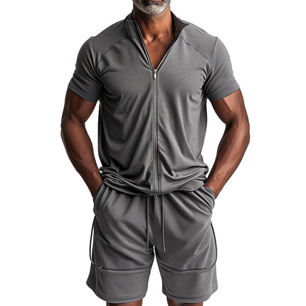 Men's Breathable Casual Tracksuit | Versatile Modern Athletic Set | Comfortable Fit | Durable Minimalist Design | Ideal for Exercise & Outings