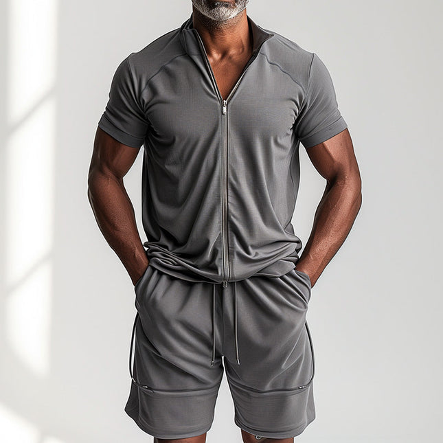 Men's Breathable Casual Tracksuit | Versatile Modern Athletic Set | Comfortable Fit | Durable Minimalist Design | Ideal for Exercise & Outings