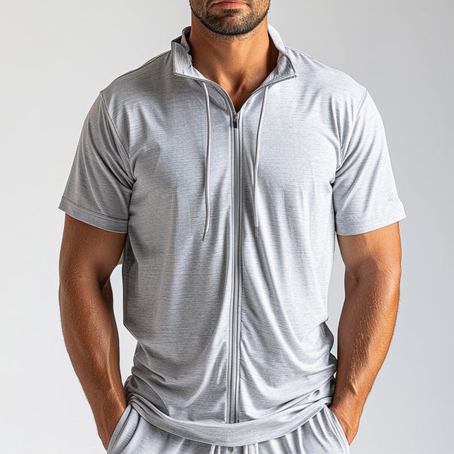 Men's Solid Color Sports T-Shirt | High-Quality Breathable Fabric | Tailored Fit | Versatile for Gym & Casual Wear | Durable & Stylish | Minimalist Design