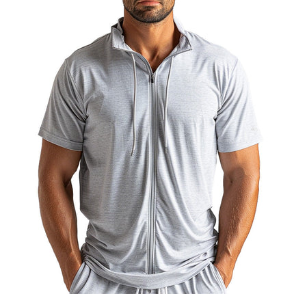 Men's Solid Color Sports T-Shirt | High-Quality Breathable Fabric | Tailored Fit | Versatile for Gym & Casual Wear | Durable & Stylish | Minimalist Design