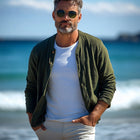 Men's Corduroy Shirt | Army Green | Classic Fit | Full-Length Sleeve | Spring Autumn Fashion | Textured Rib | Casual Versatile Layer | Size S-3XL | Elegant Earth Tones | Soft Comfort | Tailored Silhouette