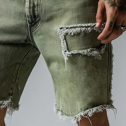 Men's Vintage Denim Shorts | Classic Retro Style | Comfortable Fit | High-Quality Fabric | Summer Wardrobe Essential | Casual & Semi-Formal Looks | Multiple Sizes | Durable & Stylish | Effortless Versatility