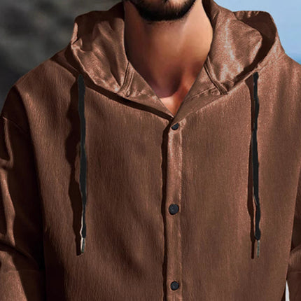 Men's Long Sleeve Hoodie | Solid Color | Casual Wear | Comfortable Fit | Lightweight Outerwear | Premium Fabric | Relaxed Fit | Hooded Sweatshirt | Versatile Style | Ideal for Cool Weather | Fashionable Pullover