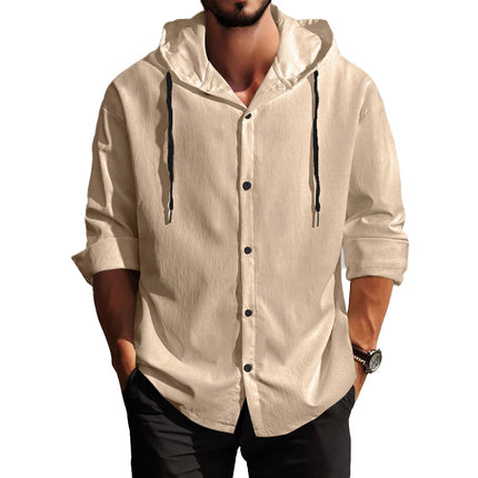 Men's Long Sleeve Hoodie | Solid Color | Casual Wear | Comfortable Fit | Lightweight Outerwear | Premium Fabric | Relaxed Fit | Hooded Sweatshirt | Versatile Style | Ideal for Cool Weather | Fashionable Pullover