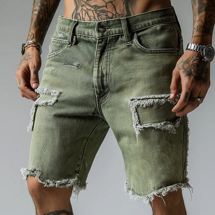 Men's Vintage Denim Shorts | Classic Retro Style | Comfortable Fit | High-Quality Fabric | Summer Wardrobe Essential | Casual & Semi-Formal Looks | Multiple Sizes | Durable & Stylish | Effortless Versatility