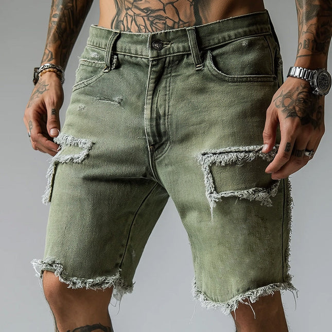 Men's Vintage Denim Shorts | Classic Retro Style | Comfortable Fit | High-Quality Fabric | Summer Wardrobe Essential | Casual & Semi-Formal Looks | Multiple Sizes | Durable & Stylish | Effortless Versatility