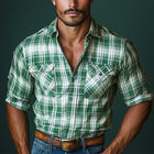 Men's Casual Long-Sleeve | Comfortable Breathable Shirt | Durable Stitching | Versatile Fashion Piece | Stylish Design for Everyday Wear