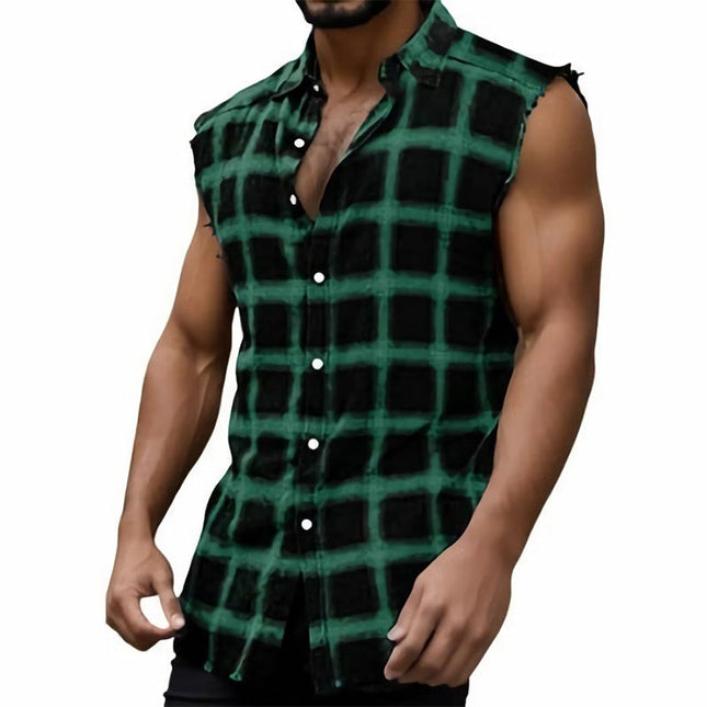Men's Vintage Style Printed Vest | Breathable Sleeveless Top | Skin-friendly Comfort | Festival Essential | Summer Fashion | Retro-inspired Designs | Moisture-wicking Fabric | Sizes S-3XL | Fashion-forward Wardrobe Addition
