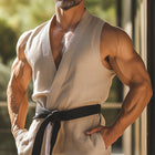 Men's Lace-Up Vest | Solid Color | With Adjustable Belt | Timeless Style | Versatile Outerwear | High-Quality Fabric | Contemporary Design | Casual or Formal Wear