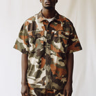 Men's Camouflage Print Shirt | Short Sleeve | Casual Style | Modern Camo Design | Breathable Fabric | Comfortable Fit | Durable Material | Ideal for Casual Wardrobe | Fashionable Everyday Shirt