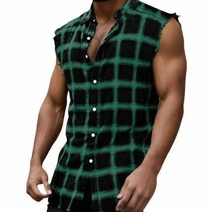 Men's Vintage Style Printed Vest | Breathable Sleeveless Top | Skin-friendly Comfort | Festival Essential | Summer Fashion | Retro-inspired Designs | Moisture-wicking Fabric | Sizes S-3XL | Fashion-forward Wardrobe Addition