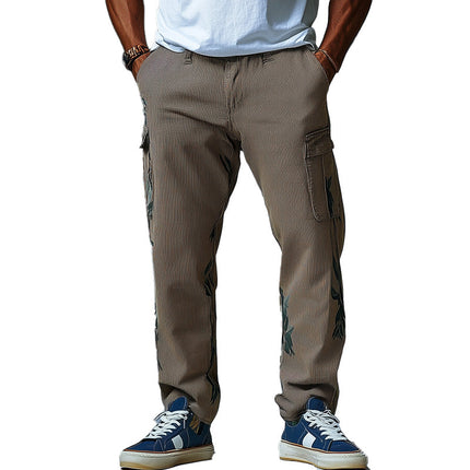 Men's Retro Printed Casual Pants | Early Spring Fashion | Versatile Relaxed Fit | High-Quality Comfort | Easy Pairing With Tees & Shirts | Perfect for Daily Wear | Essential Wardrobe Addition