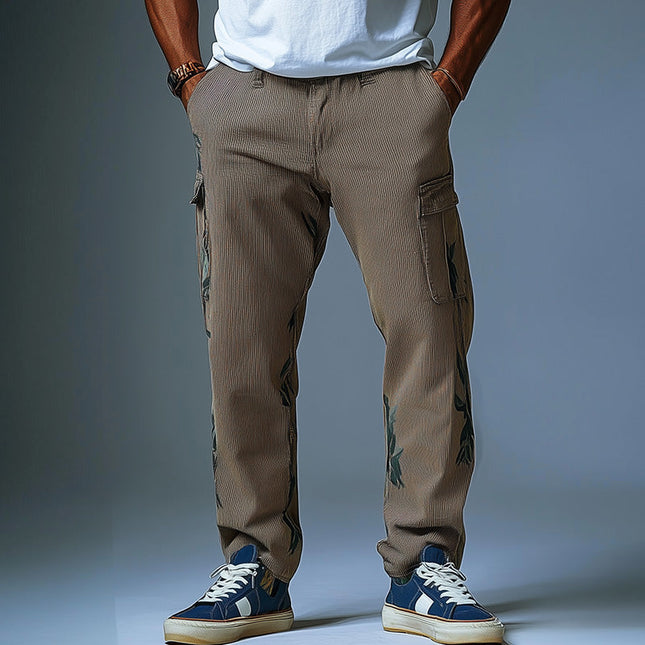 Men's Retro Printed Casual Pants | Early Spring Fashion | Versatile Relaxed Fit | High-Quality Comfort | Easy Pairing With Tees & Shirts | Perfect for Daily Wear | Essential Wardrobe Addition