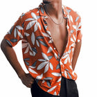 Men's Casual Shirt | Spring & Summer | Vibrant Prints | Lightweight & Breathable Fabric | Classic Spread Collar | Short Sleeves | Comfortable Fit | Available in Sizes S-XXXL | Perfect for Warm-Weather Outings