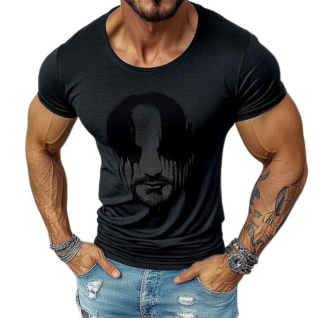 Men's Casual T-Shirt | Printed Round Neck | Short Sleeve | Soft Cotton | Breathable Comfort | Trendy Design | Regular Fit | Durable Stitching | Versatile Wardrobe Essential