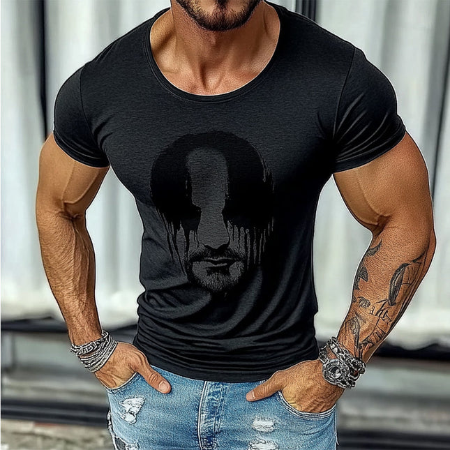 Men's Casual T-Shirt | Printed Round Neck | Short Sleeve | Soft Cotton | Breathable Comfort | Trendy Design | Regular Fit | Durable Stitching | Versatile Wardrobe Essential