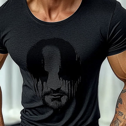 Men's Casual T-Shirt | Printed Round Neck | Short Sleeve | Soft Cotton | Breathable Comfort | Trendy Design | Regular Fit | Durable Stitching | Versatile Wardrobe Essential