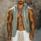 Men's Summer Open Collar Tank Top | Breathable Lightweight Fabric | Versatile Colors | Comfortable Fit | Durable Stitching