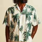 Men's Short Sleeve Shirt | Fresh Vibrant Print | Spring Fashion | Comfortable Fit | Versatile Style | Casual to Smart-Casual | Breathable Fabric | Ideal for Any Occasion