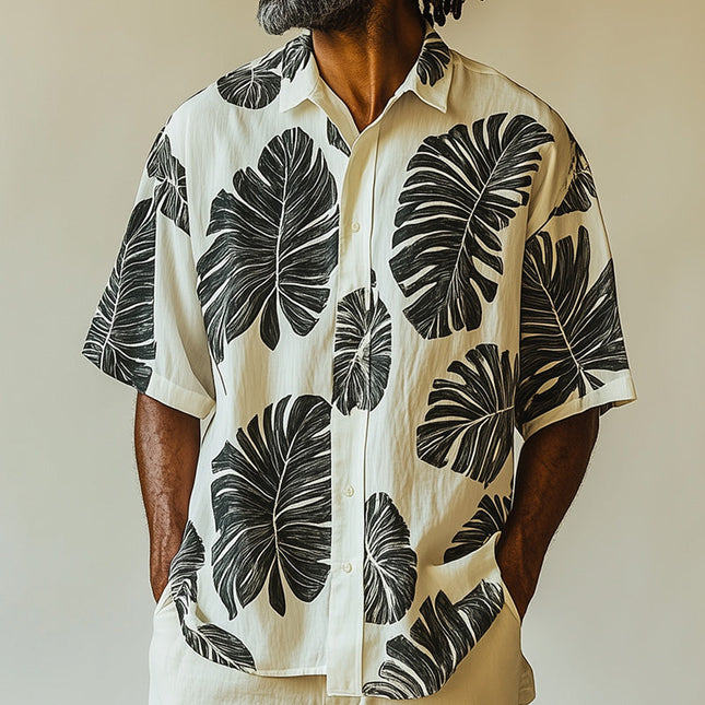 Men's Printed Short Sleeve Shirt | Spring Fashion | Casual & Semi-Formal | Vibrant Colors | Breathable Fabric | Modern Tailored Fit | Comfortable & Durable | Perfect for Warm Weather | Stylish Wardrobe Essential