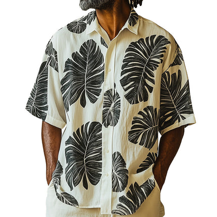 Men's Printed Short Sleeve Shirt | Spring Fashion | Casual & Semi-Formal | Vibrant Colors | Breathable Fabric | Modern Tailored Fit | Comfortable & Durable | Perfect for Warm Weather | Stylish Wardrobe Essential