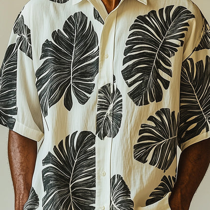 Men's Printed Short Sleeve Shirt | Spring Fashion | Casual & Semi-Formal | Vibrant Colors | Breathable Fabric | Modern Tailored Fit | Comfortable & Durable | Perfect for Warm Weather | Stylish Wardrobe Essential