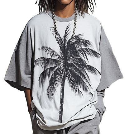 Men's Casual Short Sleeve T-Shirt | Spring Fashion | Printed Design | Breathable | Versatile | Comfortable | High-Quality Fabric | Ideal for Warm Weather | Trendy Outfit | MTA2820C6P