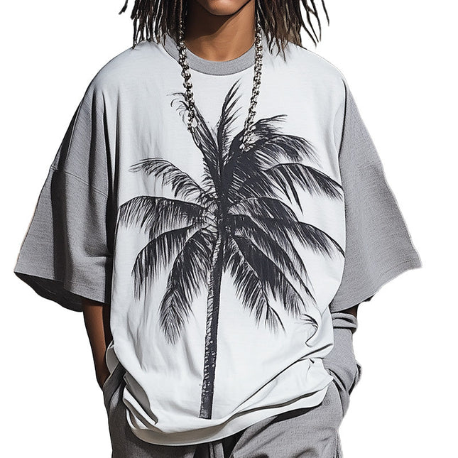 Men's Casual Short Sleeve T-Shirt | Spring Fashion | Printed Design | Breathable | Versatile | Comfortable | High-Quality Fabric | Ideal for Warm Weather | Trendy Outfit | MTA2820C6P