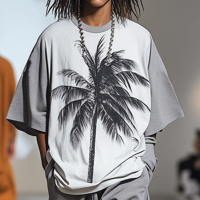 Men's Casual Short Sleeve T-Shirt | Spring Fashion | Printed Design | Breathable | Versatile | Comfortable | High-Quality Fabric | Ideal for Warm Weather | Trendy Outfit | MTA2820C6P