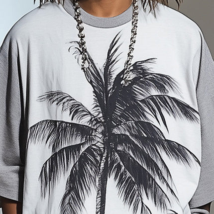 Men's Casual Short Sleeve T-Shirt | Spring Fashion | Printed Design | Breathable | Versatile | Comfortable | High-Quality Fabric | Ideal for Warm Weather | Trendy Outfit | MTA2820C6P